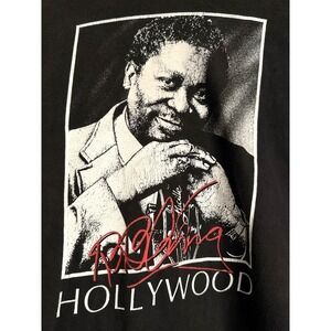 Vintage BB King XL Shirt Portrait Art Music Concert 90s Blues Jazz Memphis B.B.